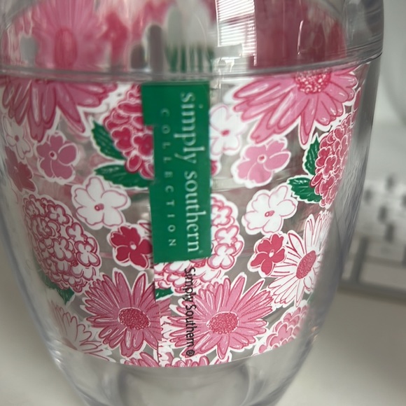 Simply Southern hello sunshine and relax more worry less stemless wine glass - Picture 4 of 7